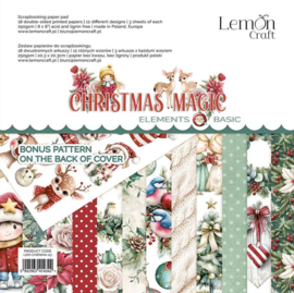 03 LemonCraft - Christmas Magic - Paper Pad 20.3x20.3 cm - Elements