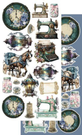Art Alchemy - Extra's to Cut Out set - In Frosty Colors - Designs