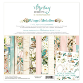 Mintay - Winged Melodies - 12x12 Inch Paper Set - PAKKETPOST!!!