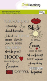 130501/1354  CraftEmotions - Clearstamps A6 - Tekst Je Bent Een Topper
