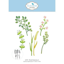 2379 Elizabeth Craft Design - Bloom Wildly - Dies - Floral Greenery 4