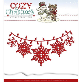 YCD10036 Snij- en embosmal - Cozy Christmas - Yvonne Creations