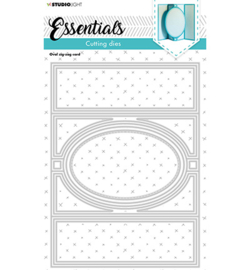 SL-ES-CD211 - Oval zig zag card Essentials nr.211