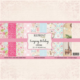 Camping Holiday 12x12 Inch Paper Pack (CRP066) - PAKKETPOST!