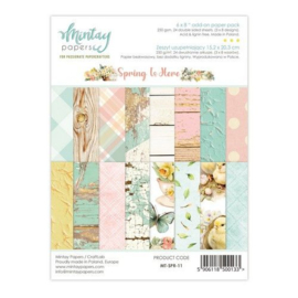 Mintay 6 x 8 Add-On Paper Pad - Spring Is Here MT-SPR-11