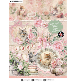 SL-ACS-DCPP314 - Die-cut Paper Pad Paper elements A Cat's Secret nr.314