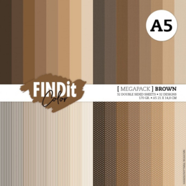 FITCPPA5001 Findit Color - Megapack - Brown - A5