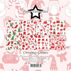 PF257 Paper Favourites 15x15 cm Christmas Gnomes