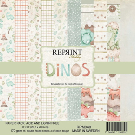 Dinos 8x8 Inch Paper Pack (RPM040)