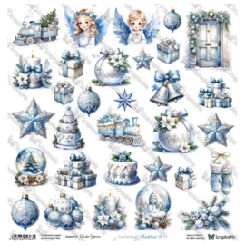 Scrappapier 30,5x30,5cm Winter Sparkle - Christmas 26 - Scrap and Me - PAKKETPOST!!!