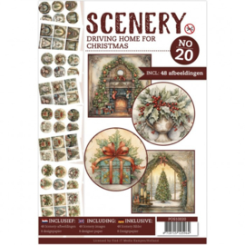 POS10020 Push Out book Scenery 20 - Best Christmas eve