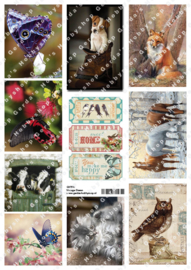 GH3119 Vintage vel - Dieren - Gerda's Hobbyshop