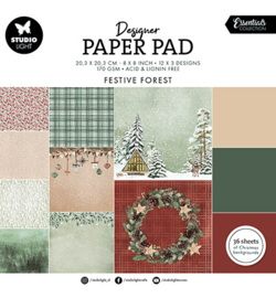 SL-ES-DPP200 - Paper Pad Festive Forest Essentials nr.200