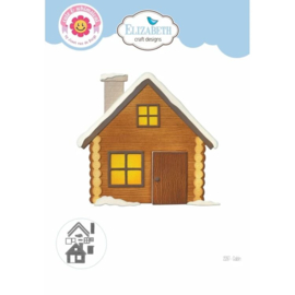 2287 Elizabeth Craft Design - Cute & Whimsical - Living it Up - Dies - Cabin