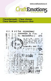 5040 CraftEmotions Clearstamps 6x7cm - Achtergrond tekst design