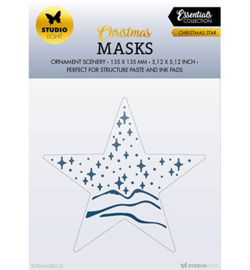 SL-ES-MASK216 - Christmas star Essentials nr.216