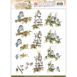 SB10182 Stansvel A4 -  The Nature Christmas - Marieke Design