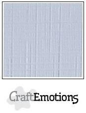 CraftEmotions linnenkarton 10 vel diamant wit 27x13,5cm 250gr