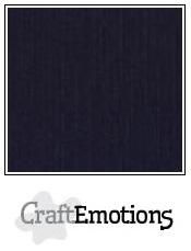 CraftEmotions linnenkarton 10 vel zwart 27x13,5cm 250gr
