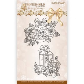 ADCS10084 Clear Stamps - Amy Design - Frosted Gold Christmas - Christmas Bauble