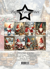 PFA593 Paper Favourites A6 Christmas Gnomes
