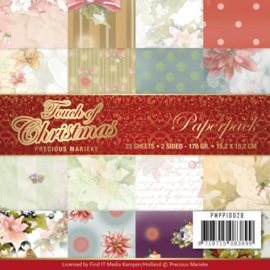 PMPP10028 Paperpad - Touch of Christmas - Marieke Design