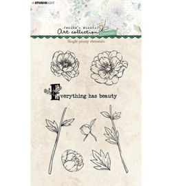 JMA-ES-STAMP339 - Single peony elements Essentials nr.339