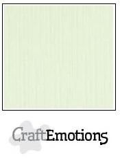 CraftEmotions linnenkarton 10 vel lichtgroen 27x13,5cm 250gr