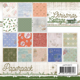 JAPP10022 Paperpad - Christmas Cottage- Jeanine's Art