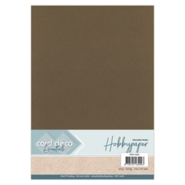HP25-A433 Card Deco Essentials - Hobbypapier - Chocoladebruin