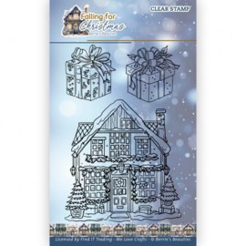 BBCS10015 Clear Stamps - Berries Beauties - Falling for Christmas - House