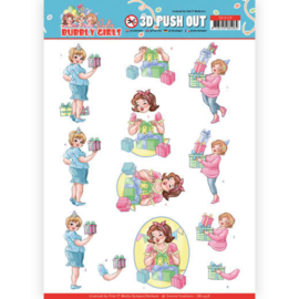 SB10438 Stansvel A4 - Bubbly Girls - Yvonne Design