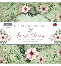PB1200 Paperpad 12.5 x 12.5 cm Forest Blooms  - The Paper Boutique