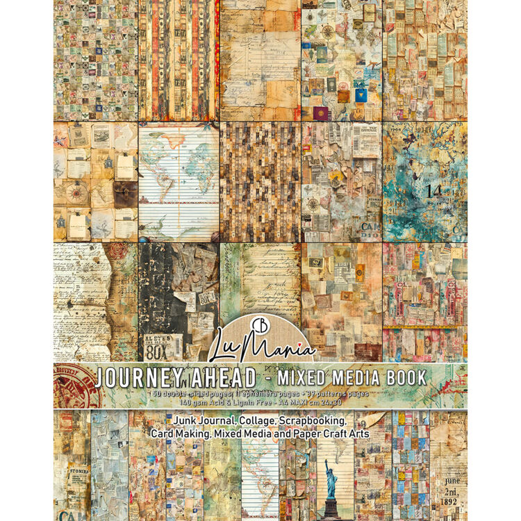 MA006 Ciao Bella - A4 Maxi Mixed Media Book - Journey Ahead