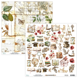 09 Mintay - Academia - 6x6 Inch Scrapbooking Paper Set - PAKKETPOST!