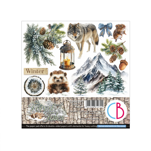 Forest Tales 6x6 Inch Fussy Cut Pad (24pcs) (CBQE090)