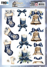 SB10971 3D Push Out - Berries Beauties - Falling for Christmas - Candles