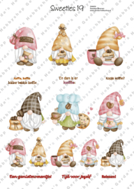 GH6019 Sweeties vel A4 - Coffee Gnomes