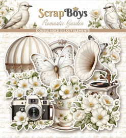 SB-ROGA-12 ScrapBoys Die Cut Elements Romantic Garden