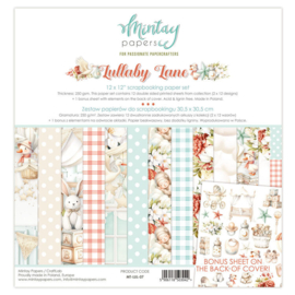 Mintay - Lullaby Lane - 12x12 Inch Scrapbooking Paper Set