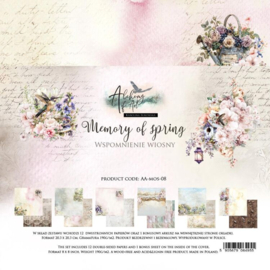 AA-MOS-08 Alchemy of Art - Memory of Spring - Paper Collection Set 20.3x20.3 cm