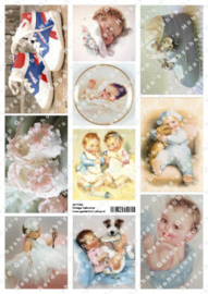 GH3088 Vintage vel - Geboorte/Baby - Gerda's Hobbyshop