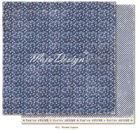 912 Scrappapier dubbelzijdig - Denim and Friends - Maja Design