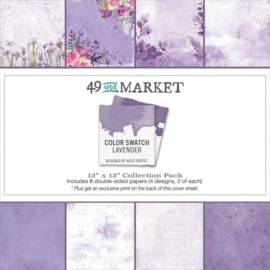 49 And Market - Color Swatch: Lavender - Collection Pack 30x30 - CSL-41404 - PAKKETPOST!