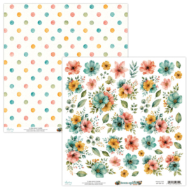 MT-TSP-10 12 x 12 Flora Paper - Teen Spirit - PAKKETPOST!