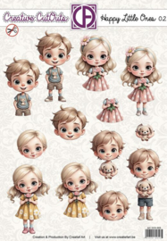 CCO-005 Creatief Art - Happy Little Ones 05 - Uitdrukvel - no05