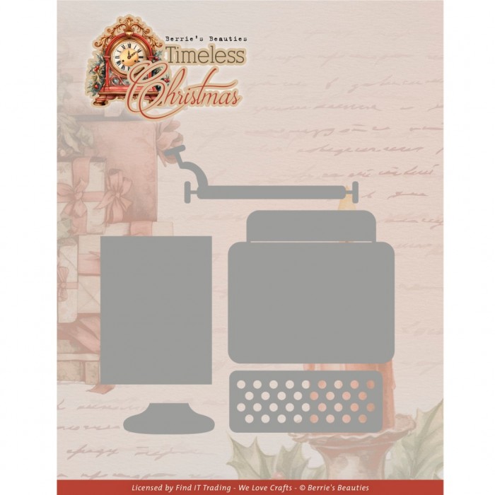 BBD10061 Dies - Berries Beauties - Timeless Christmas - Timeless Typewriter