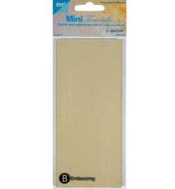 Mini Trouvaille plaat B Embossing + Embossingmat - Joy