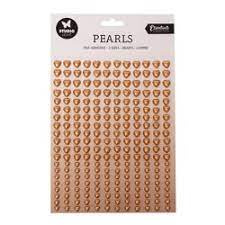 SL-ES-PEARL05 Self Adhesive - 3 Sizes - Hearts - Copper