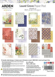ACSPP0014 Arden Creative Studio - Laurel Grove - 6x8 Inch Paper Pad